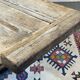 Console - raw oak carpenter's table from the 1930s