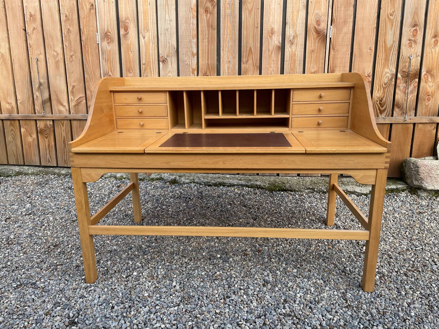 Vintage Andreas Hansen desk for Hadsten Træindustri, Denmark.