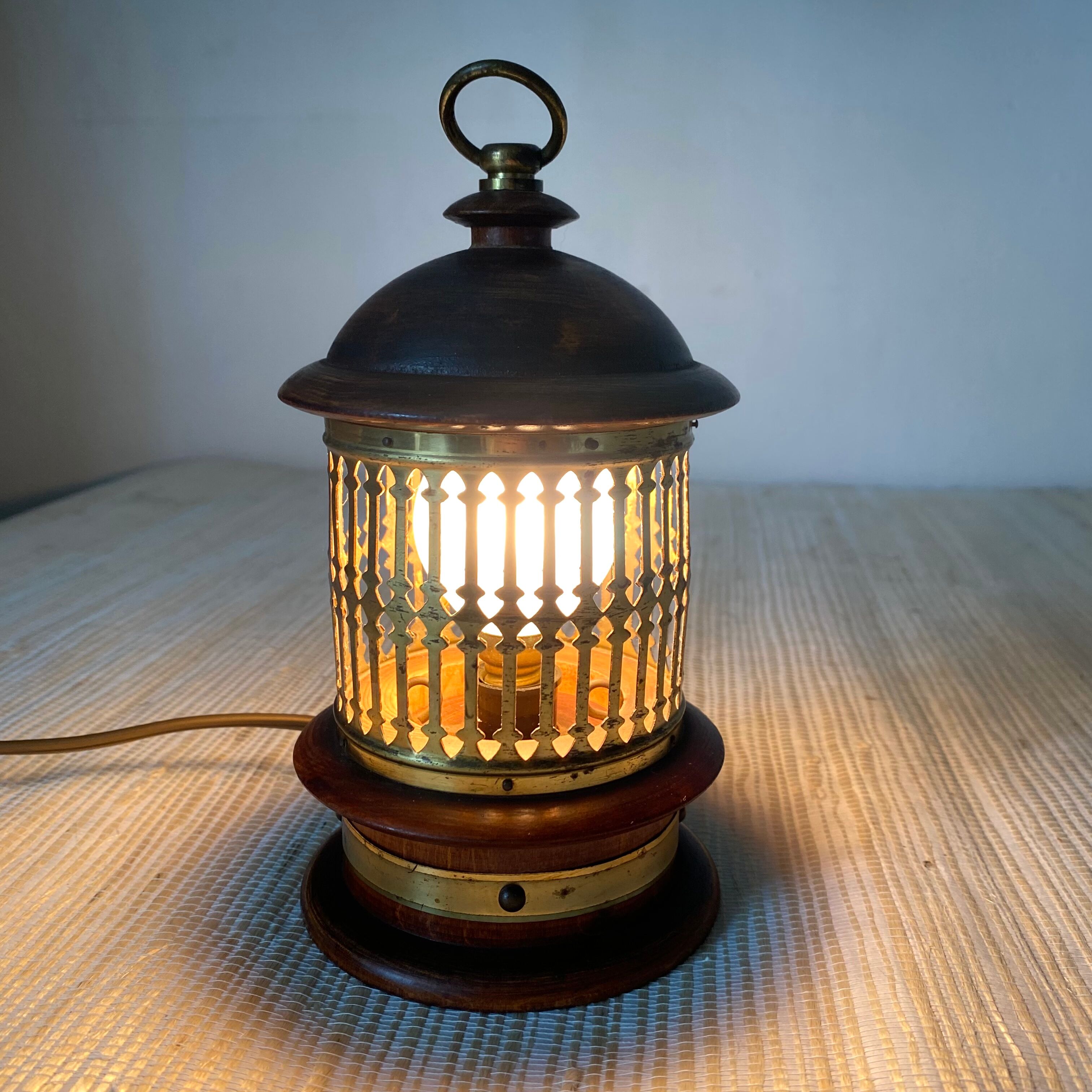 Vintage marine lantern lamp