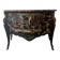 Louis XV style jump commode in Chinese lacquer, red marble