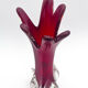 Vase Fratelli Toso Chambord Sommerso Rubis 25cm 954g Murano