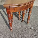 10-foot console in walnut era Louis Philippe