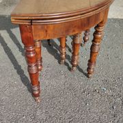 Louis Philippe period 10-foot walnut console table