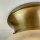 Brass & Murano Glass Ceiling Lamp, Italy, 1960s