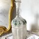 Carafe ancienne asperge Legras fin XIXe