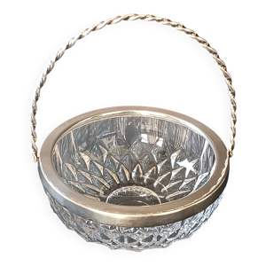 Coupelle en cristal taillé