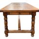 Grande table de ferme en bois massif