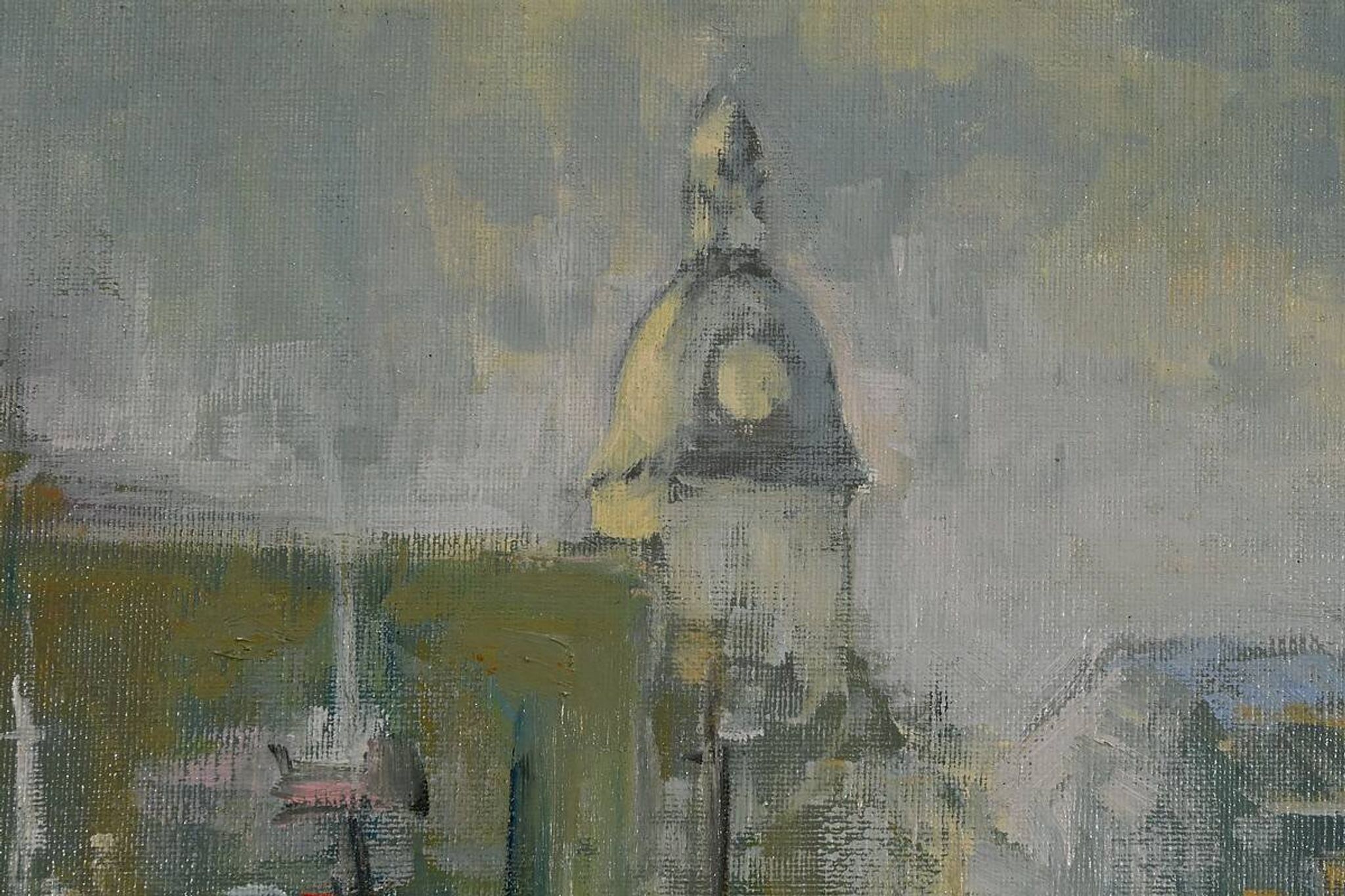 Huile sur Toile « Concarneau », signée S. Blaszczyk – 1991