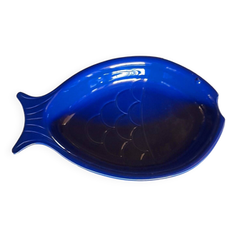 Large ceramic fish dish from Brittany