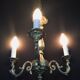 Bronze chandelier 3 lights