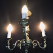 Bronze chandelier 3 lights
