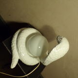 Vintage ceramic cobra lamp