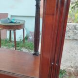 Antique Louis XVI style chest of drawers with marble top