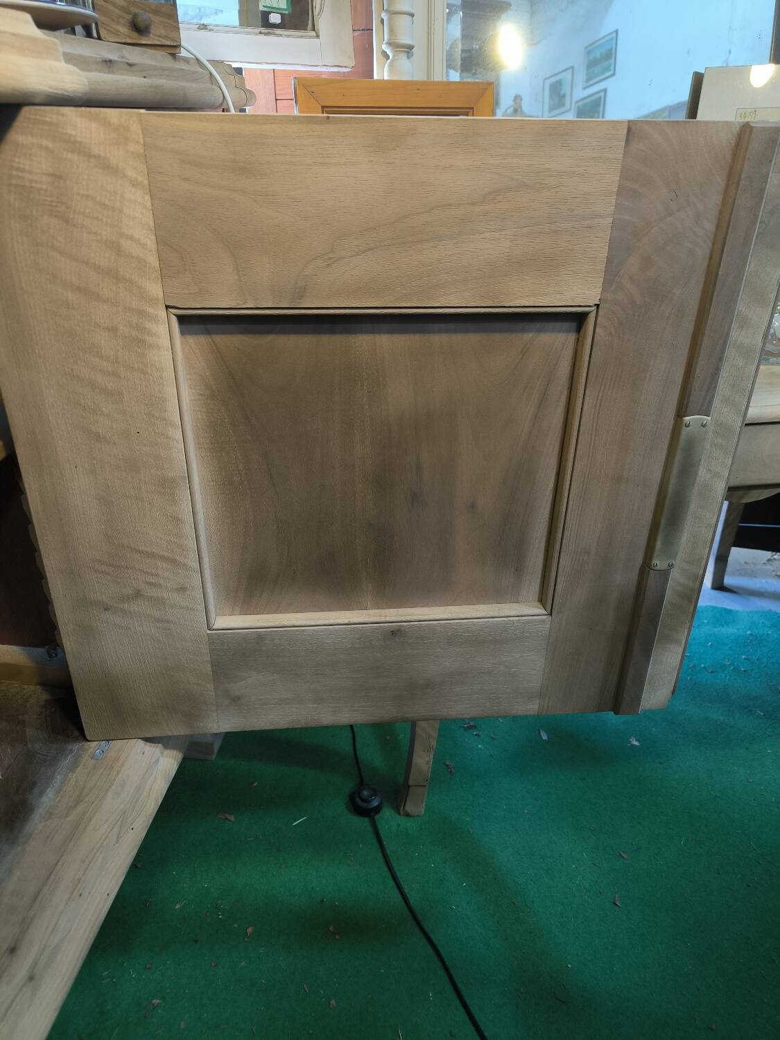 Huge sideboard, 1957, solid natural walnut