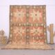 Peach Vintage Moroccan Rug 200 x 298 cm - Berber Wool Rug - Handmade Rug