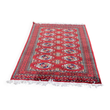 Handwoven Pakistani Persian rug in burgundy wool 120x190.