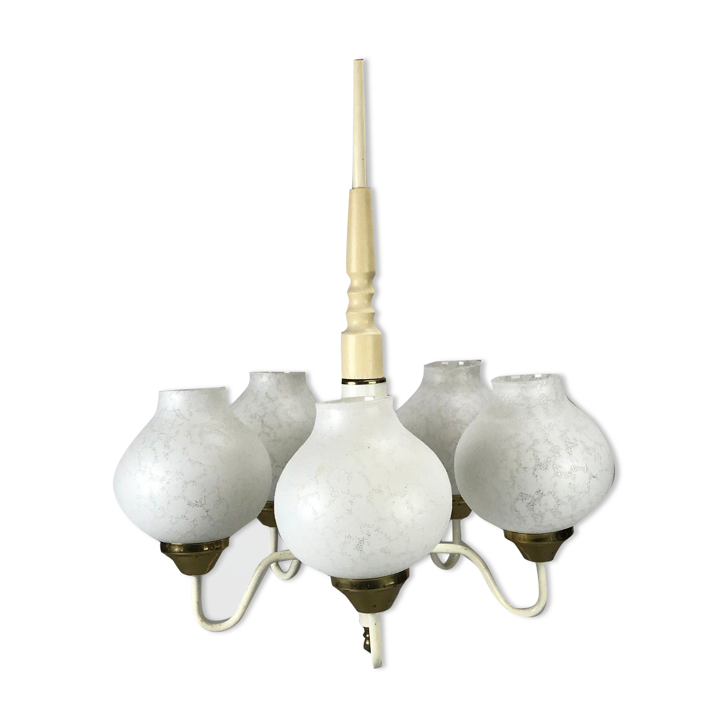 Lampe des années 70 lumière plafonnier lampe suspendue lustre espace âge design