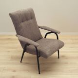 Grey armchair, Italian design, 1970s, production: Italy