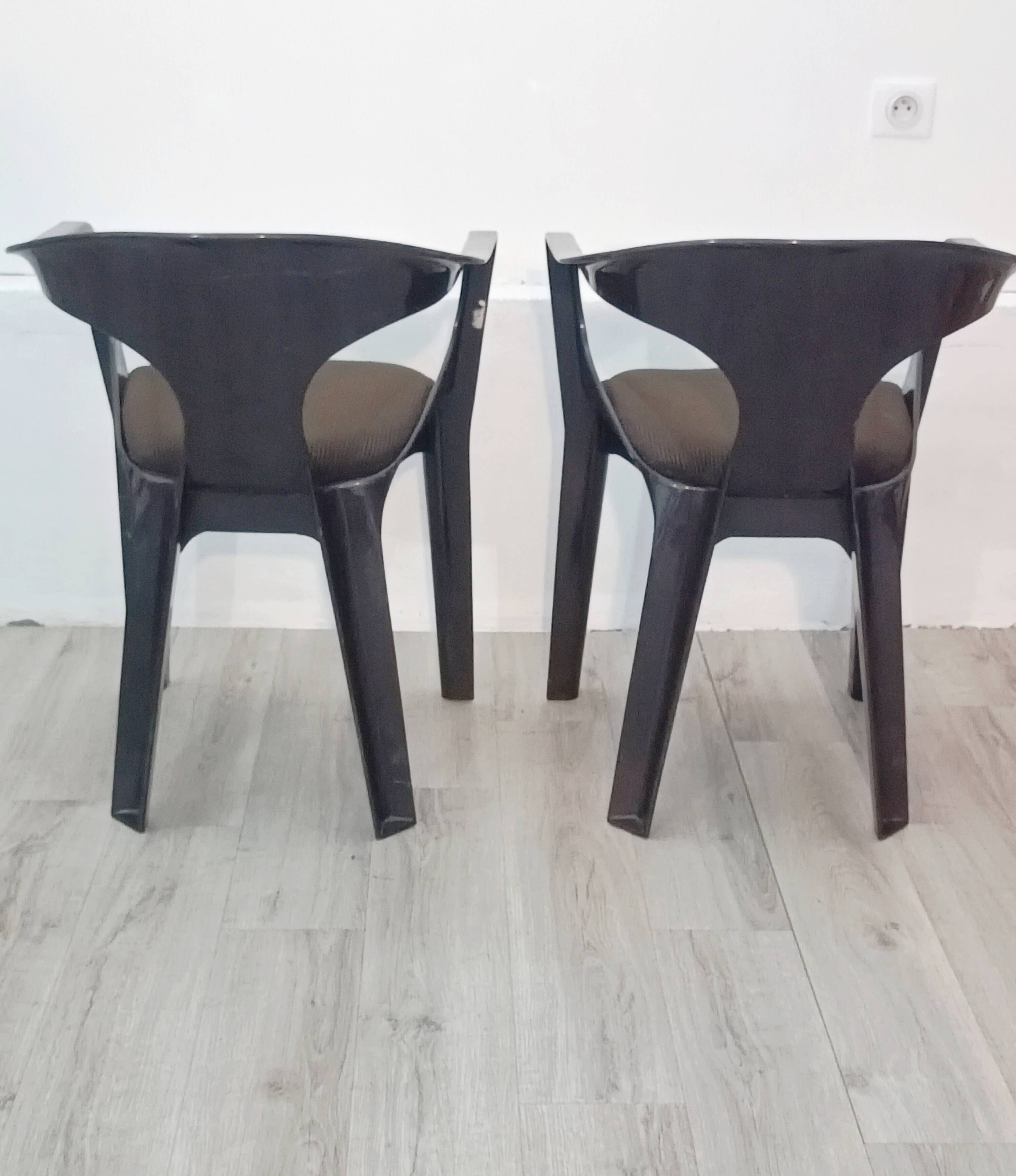 Pair of armchairs by Henry Massonet for Stamp 1974