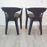 Pair of armchairs by Henry Massonet for Stamp 1974