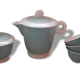 Coffee pot, sugar pot and cups Digoin