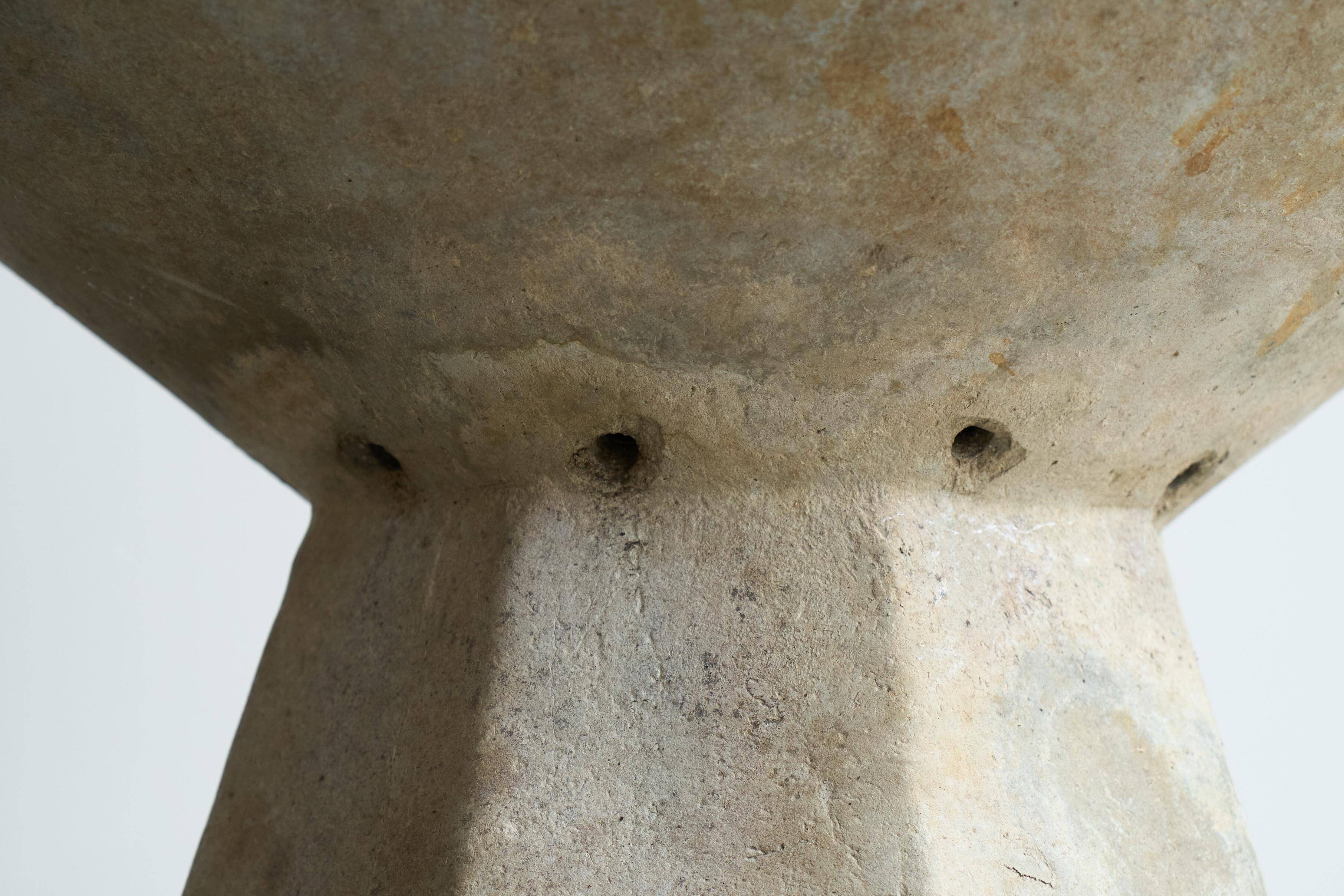Willy Guhl monumental concrete chalice from the 1960s.