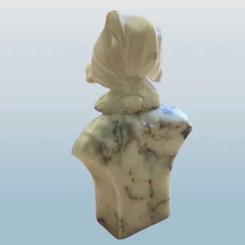 Bust, young woman, Marble and alabaster, G Pugi