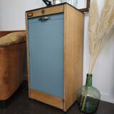 Vintage curtain binder cabinet