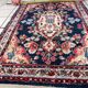 Handmade antique Persian Hamadan rug 71cm x 106cm, 1920s