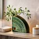 Memphis Shell ceramic vase by Florio Keramia