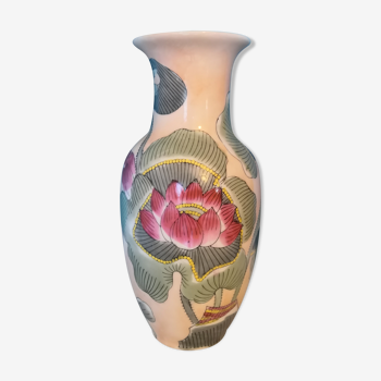 Asian pattern vase