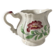 Sarreguemines earthenware milk jug, Cernay decoration, vintage — painted flowers