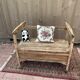 Old wooden bench