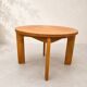 Large extendable table from Maison Regain in solid elm.
