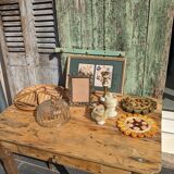Cloche en verre vintage