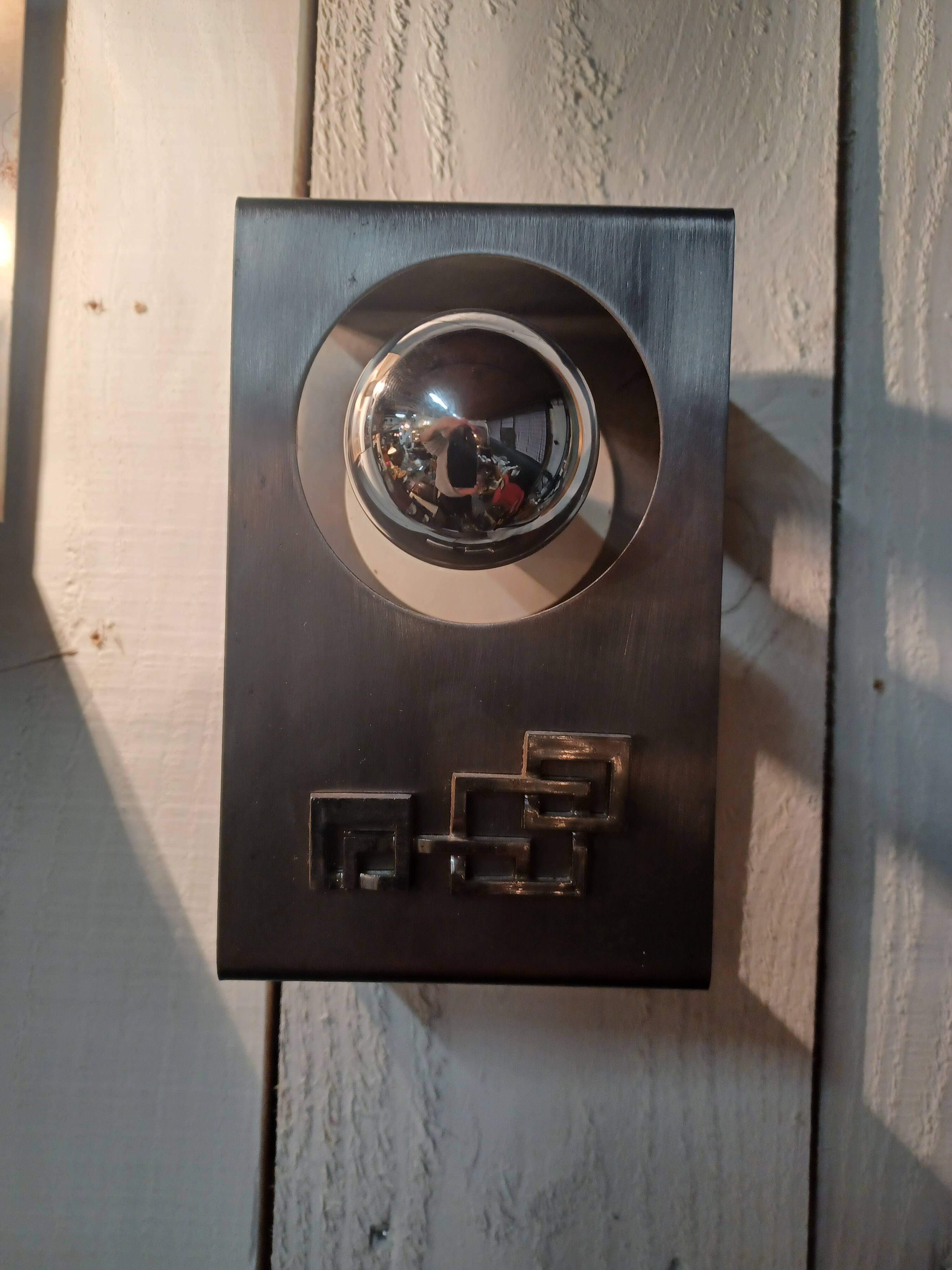 Pair of wall lights, 70'S