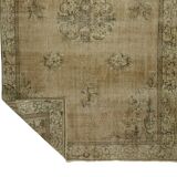 Tapis Oushak Vintage – Palette Chaude & Motifs Subtils, 172 x 258 cm