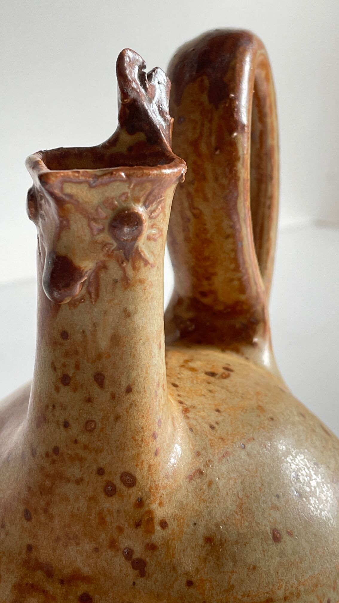 Ceramic Zoomorphic Rooster shape Vintage