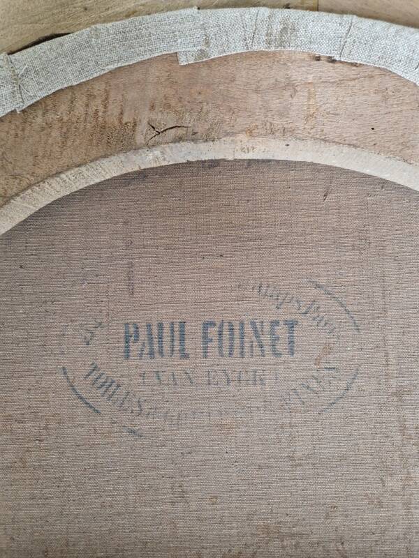 Charles Gislain (1826-1904) - Huile sur toile ovale - Portrait d'Homme 1887