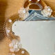 Old Venetian glass table mirror murano vintage antique glass