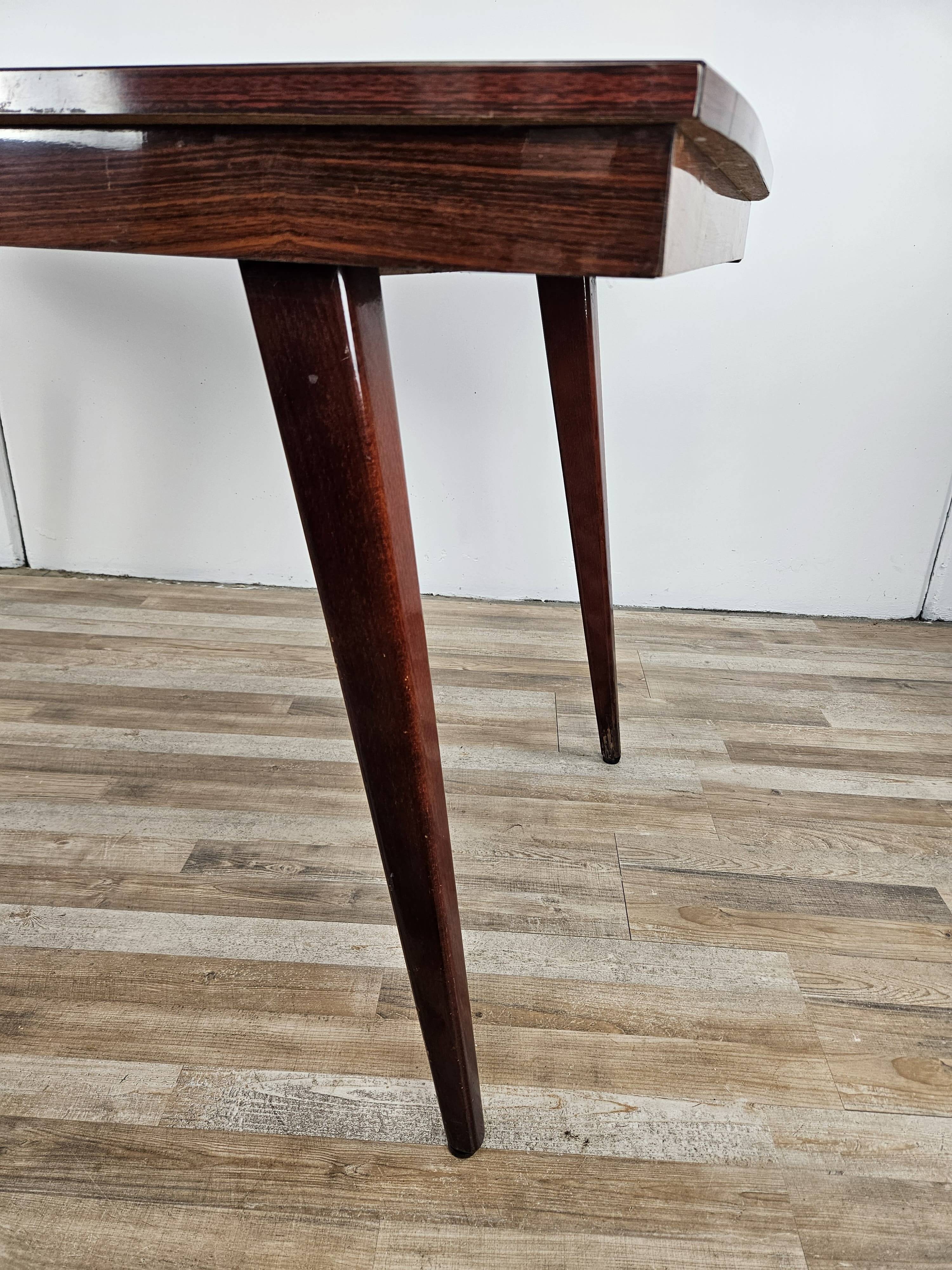 Mid Century table in rosewood laminate