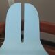 Bogo Rabbit blue wooden wall light 1980
