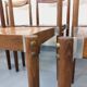 Set of 8 stackable chairs from the Czech manufacturer Bukoza