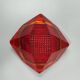 1960s Gorgeous Red and Yellow Ashtray or Catchall by Flavio Poli for Seguso