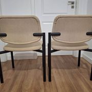 Pair of Martin Stoll Chairs, Switzerland, 1980s
