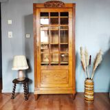 Parisian art deco oak wardrobe