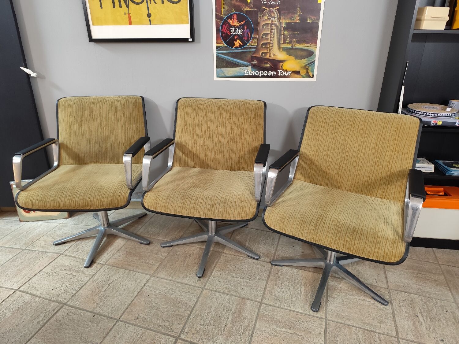 Vintage wilkhahn office chair from the 1970s.