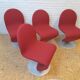 Dining chairs series 1-2-3 by Verner Panton