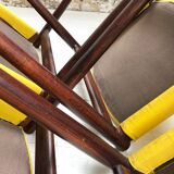 Rosewood leather chairs by Arne Vodder for Sibast