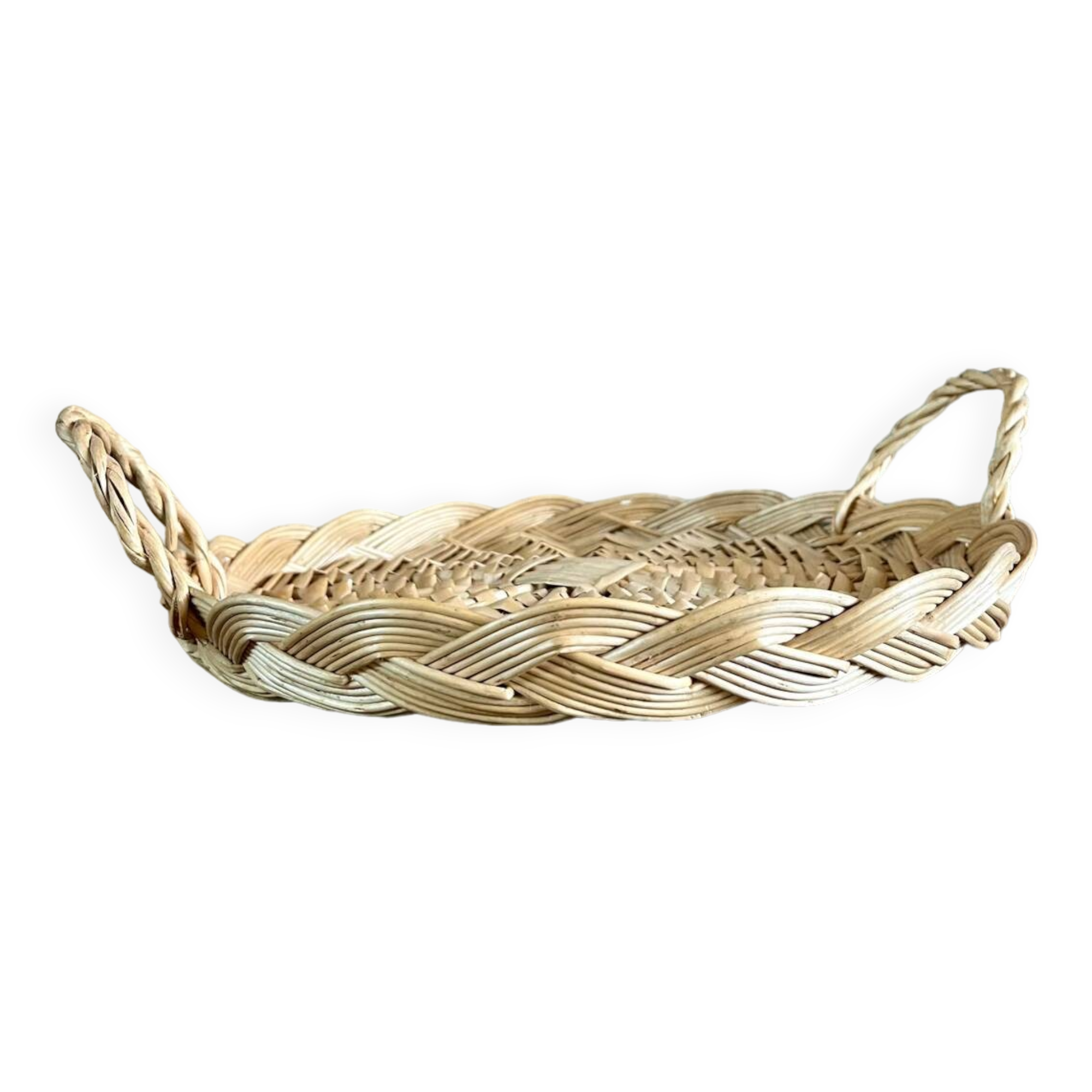 Art Deco vase in pink glass